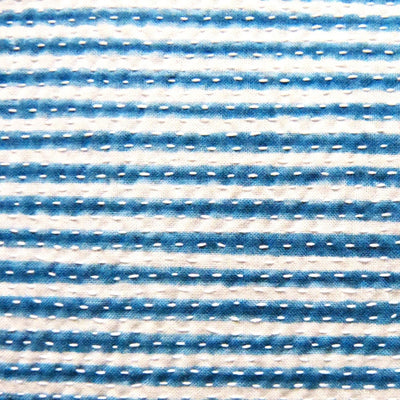 Thin Stripe Indigo Shibori cushion (1)