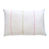 White / Color stitch cushion (2)