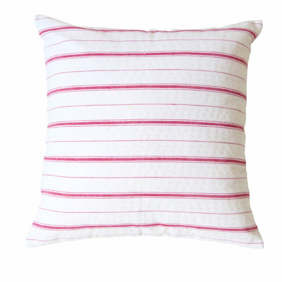 Red Ticking Cushion (1)