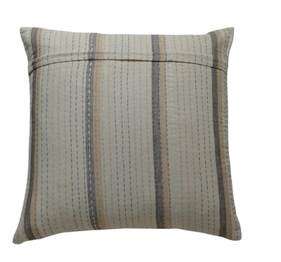 Tan Ticking cushion