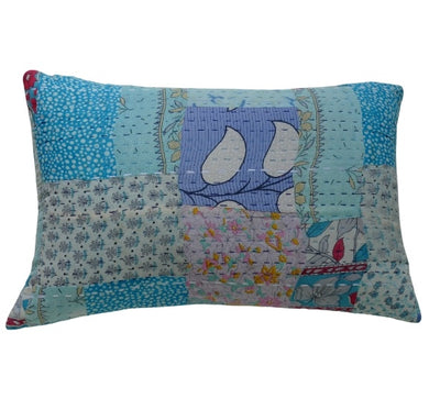 Sky Lark Patchwork cushion