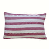 Red and White Stripe Cushion ( 2 )