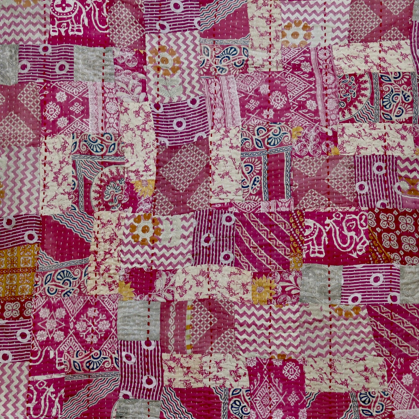 Red Empress patchwork quilt