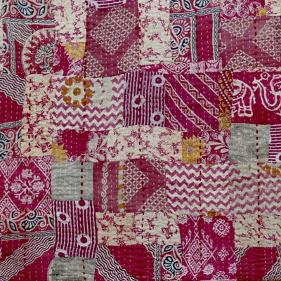 Red Empress patchwork quilt