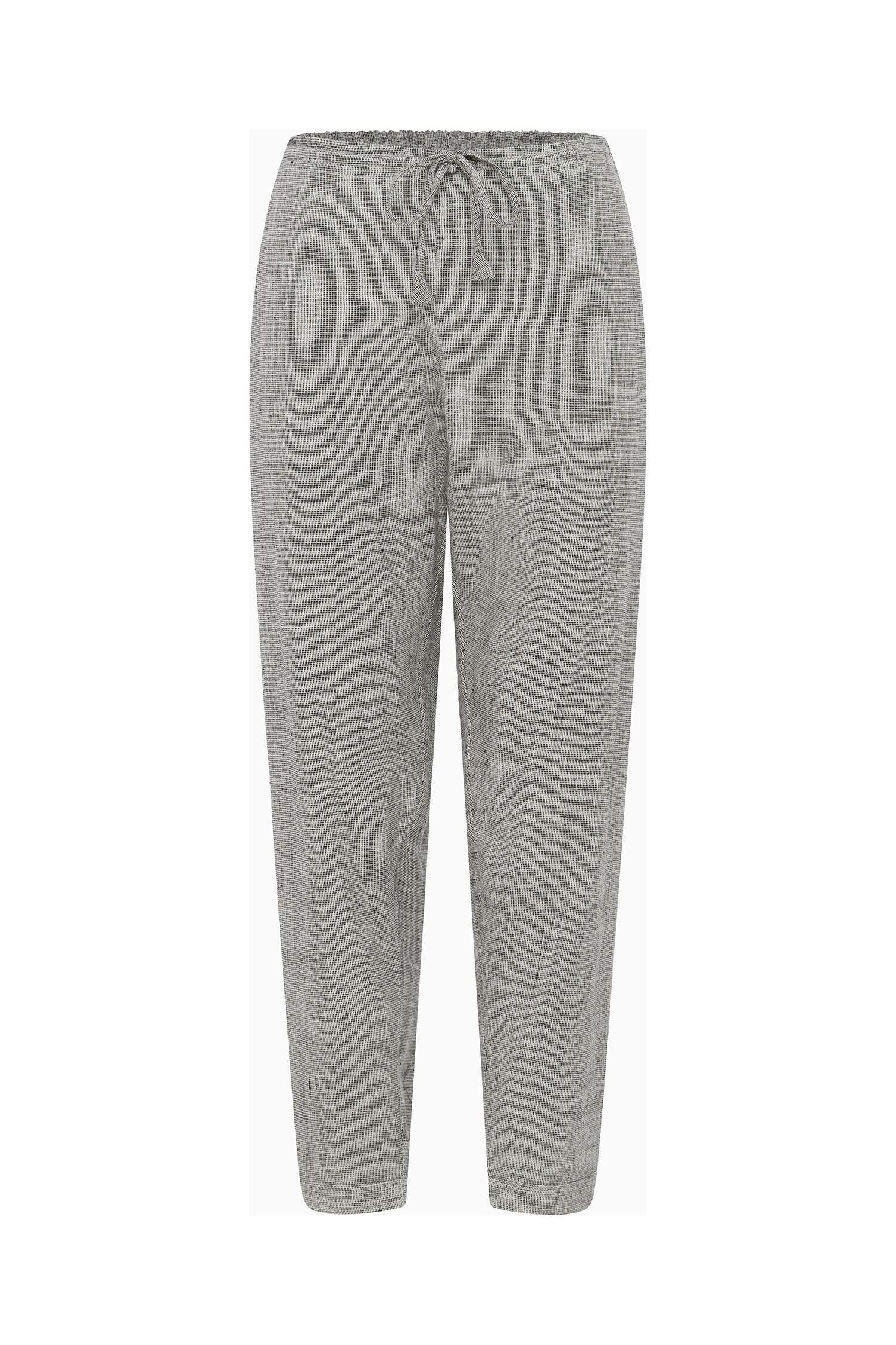 Indigo Crosshatch Trouser