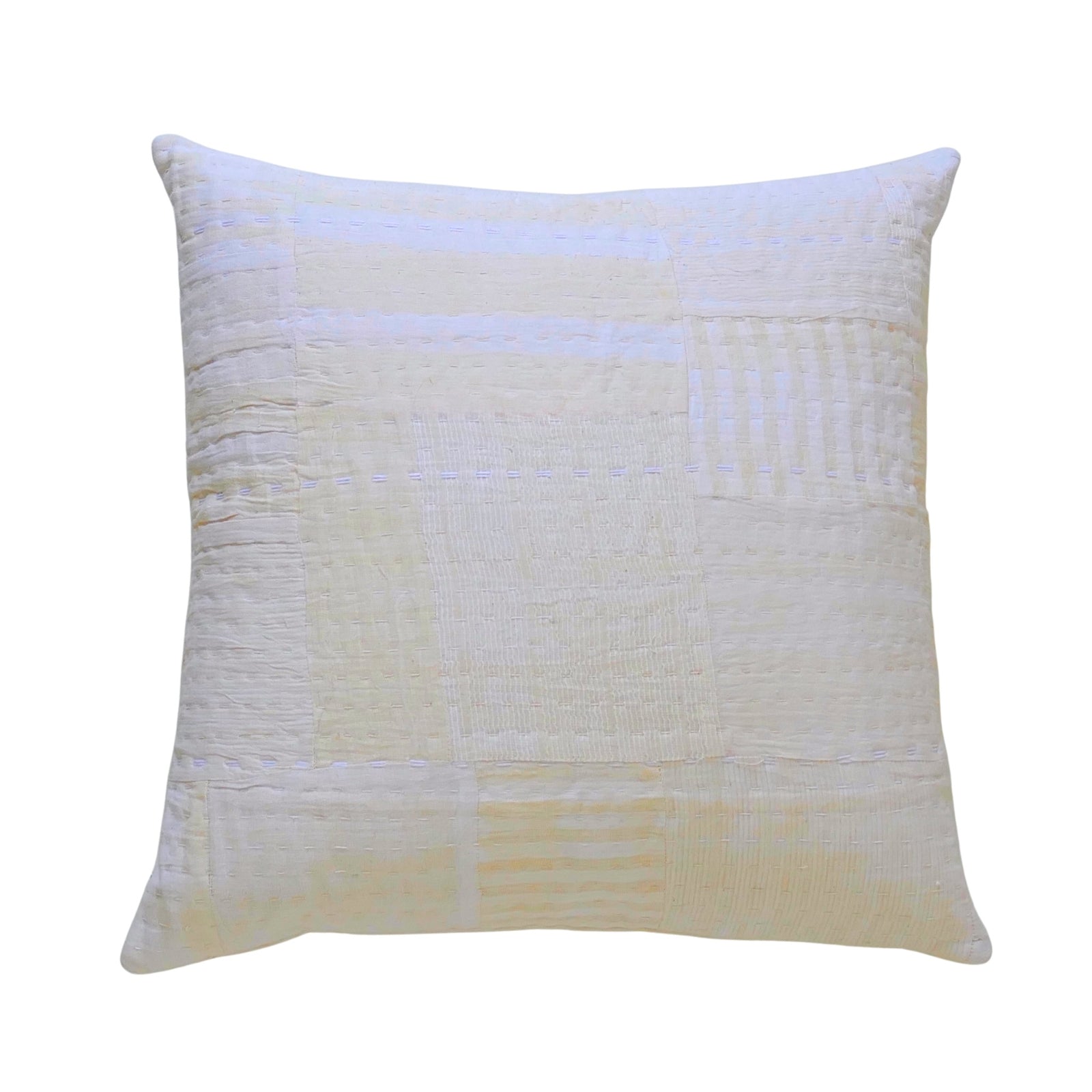 Iceberg patchwork cushion