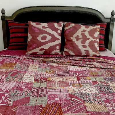 Red Empress patchwork quilt