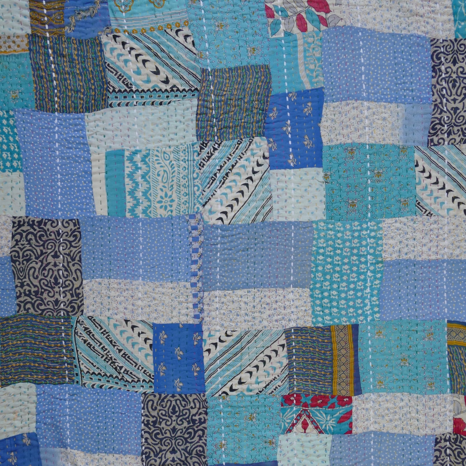 Crystal Haze Vintage Sari Quilt