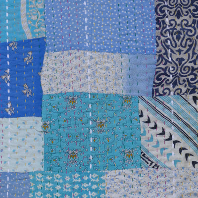 Crystal Haze Vintage Sari Quilt