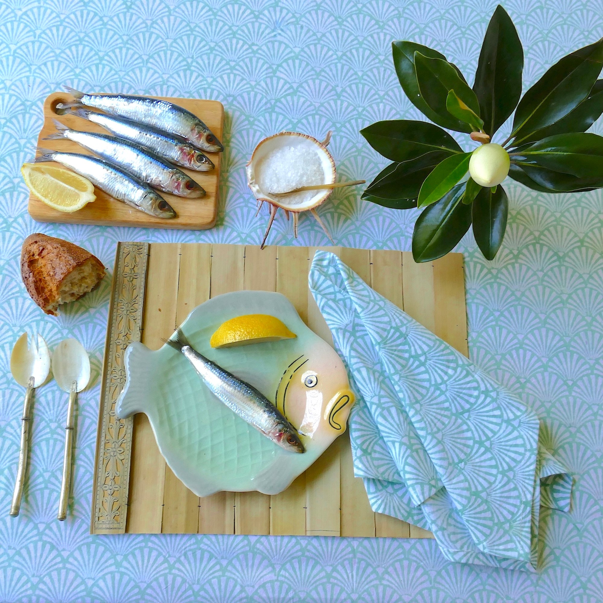 Jade Mist tablecloth