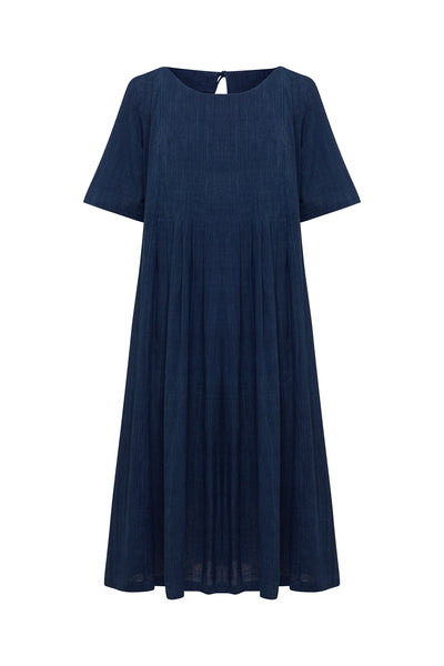 Indigo Tea Dress