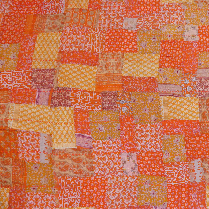 Cumquat Vintage Sari Quilt