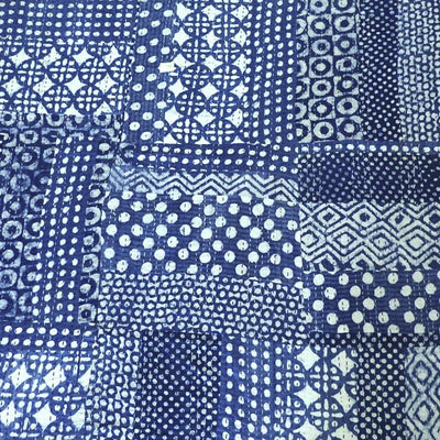Indigo Mud Resist Dots