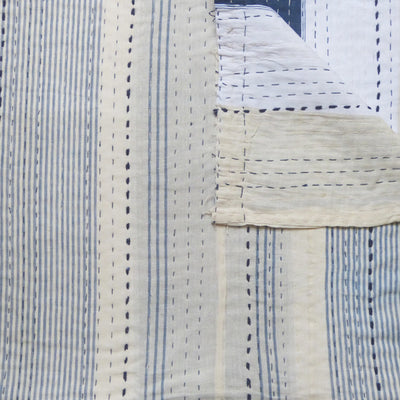 Indigo/Cream/White Quilt