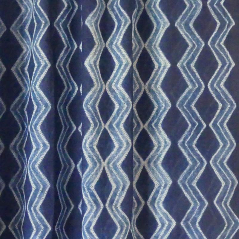 Shibori Zig Zag Shawl