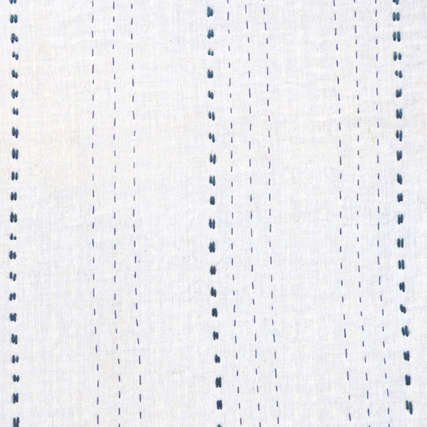 Charcoal Pinstripe quilt Sally Campbell, Handmade Textiles