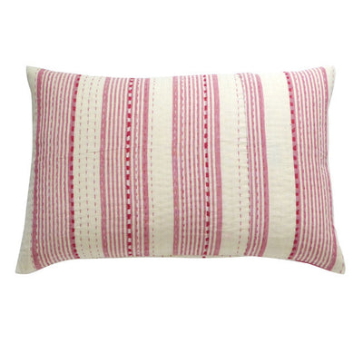 Red/Cream and white Cushion (2)