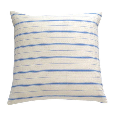 Blue Ticking Cushion (1)