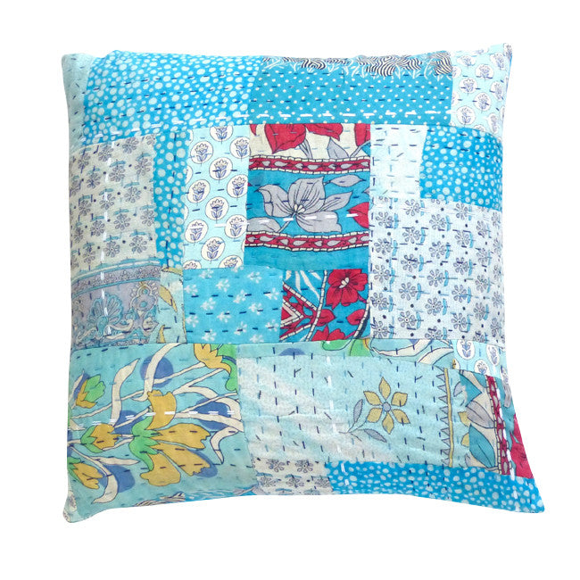 Caribbean Patchwork cushion