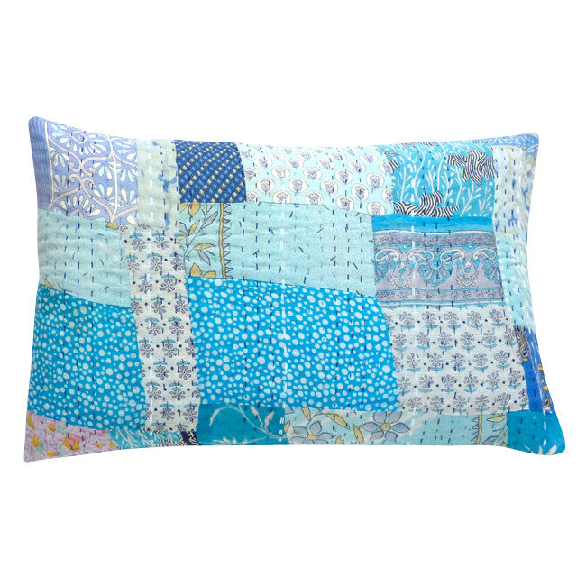 Sky Lark Patchwork cushion