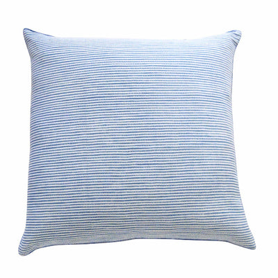 Thin Stripe Indigo Shibori cushion (1)