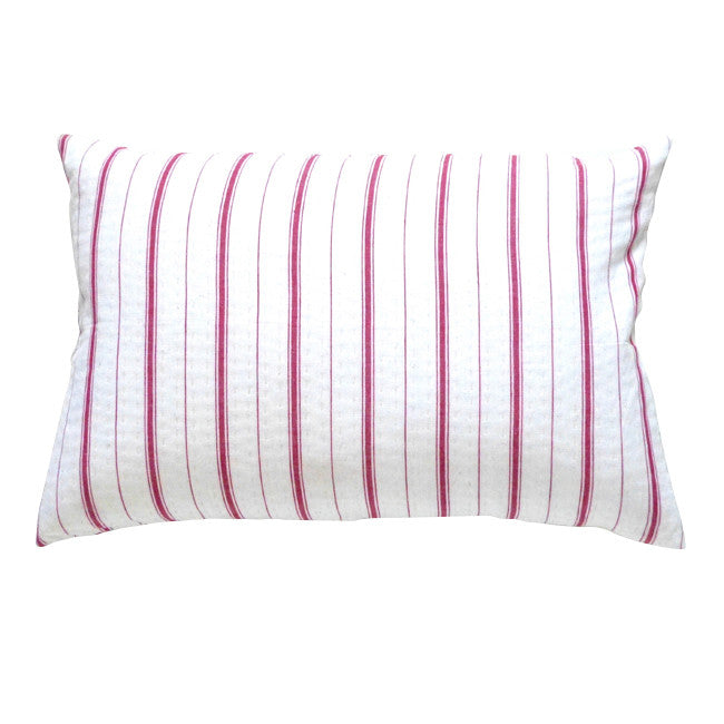 Red Ticking Cushion (2)