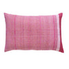 Red Check Cushion / Pink Stitching (2)