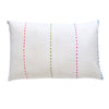White / Color stitch cushion (2)