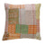 Geranium patchwork cushion