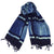 Indigo Shibori Silk Scarf