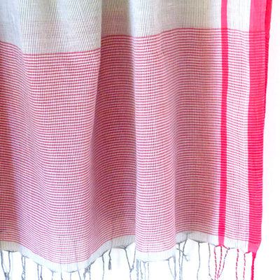 Red Gingham Shawl