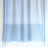 Blue Gingham Shawl