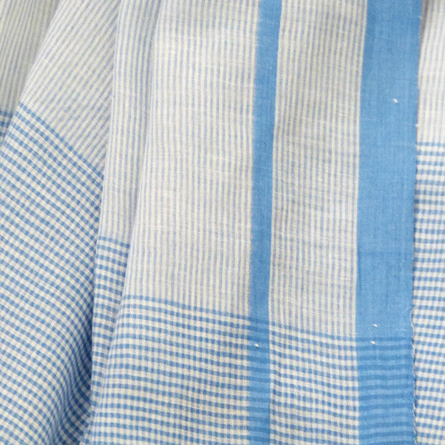 Blue Gingham Sarong