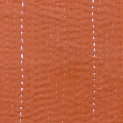 Tangerine Tango Vintage Sari Quilt