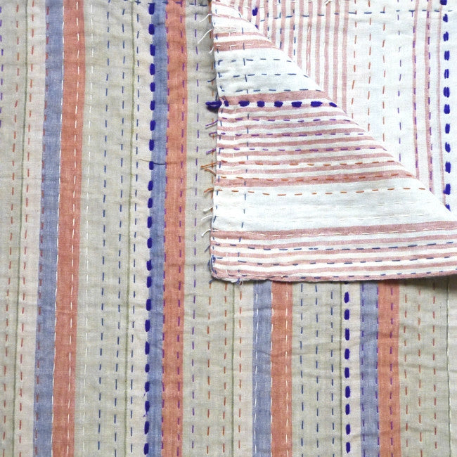 Ochre and Indigo Quilt