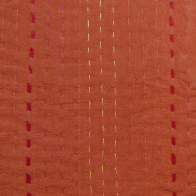 Blood Orange Vintage Sari Quilt