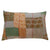 Grasshopper patchwork cushion