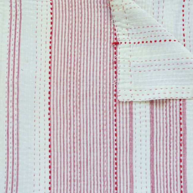 Red/Cream/White quilt