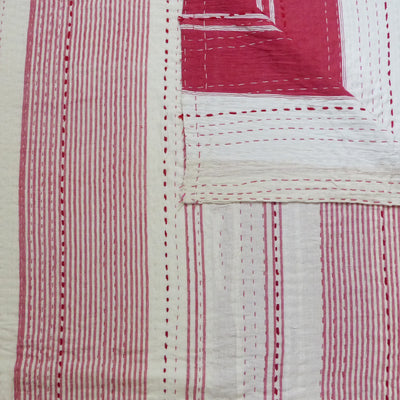 Red/Cream/White quilt