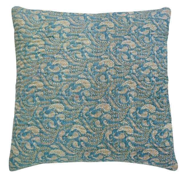 Prussian Paisley cushion (1)