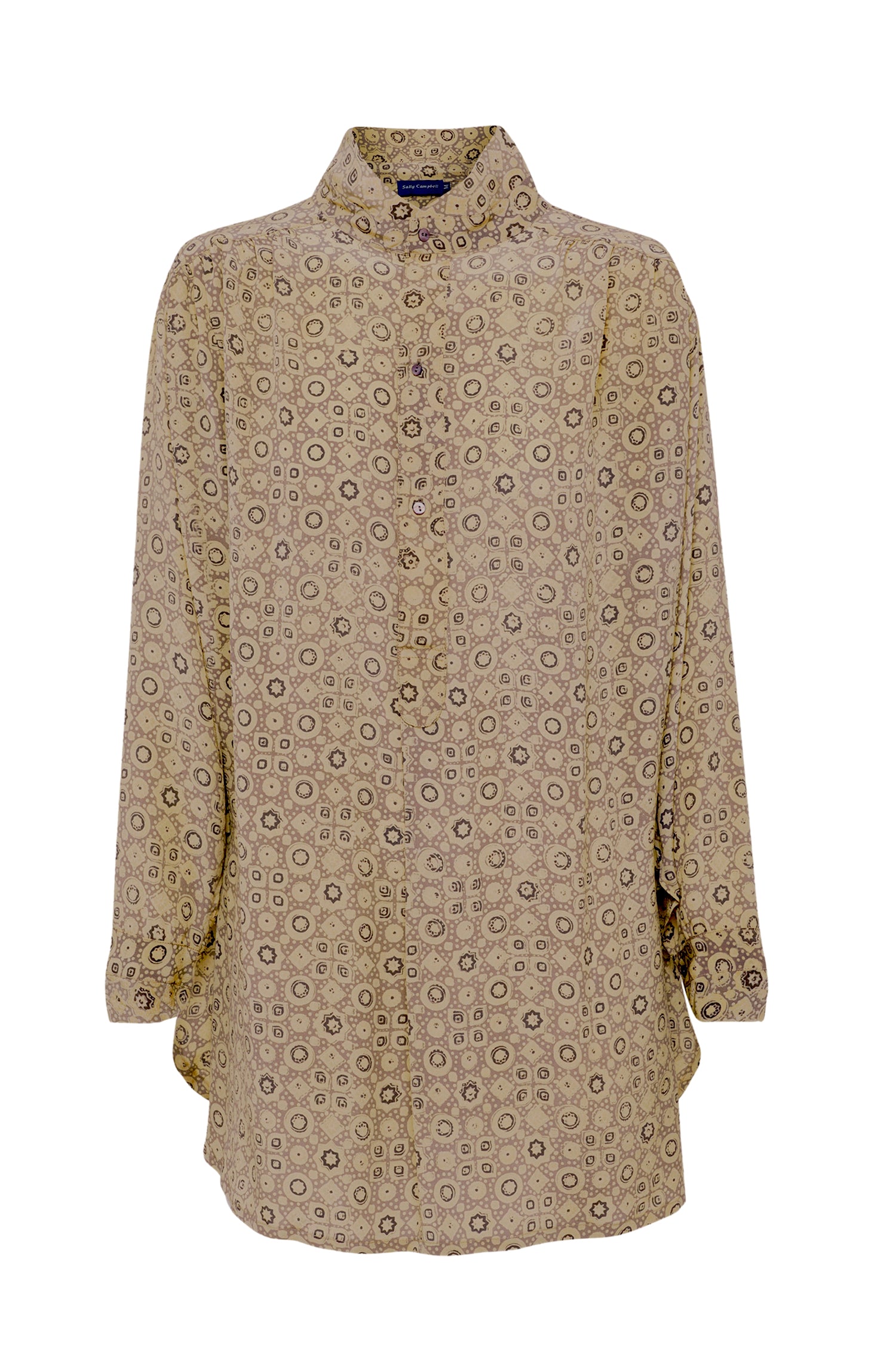 Oyster Silk Artist Smock