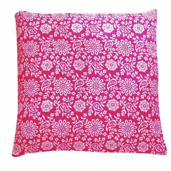 Peony cushion