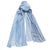 Indigo Silk Shibori - Stripe Scarf
