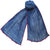 Indigo Silk Spot Scarf