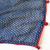 Indigo Silk Spot Scarf