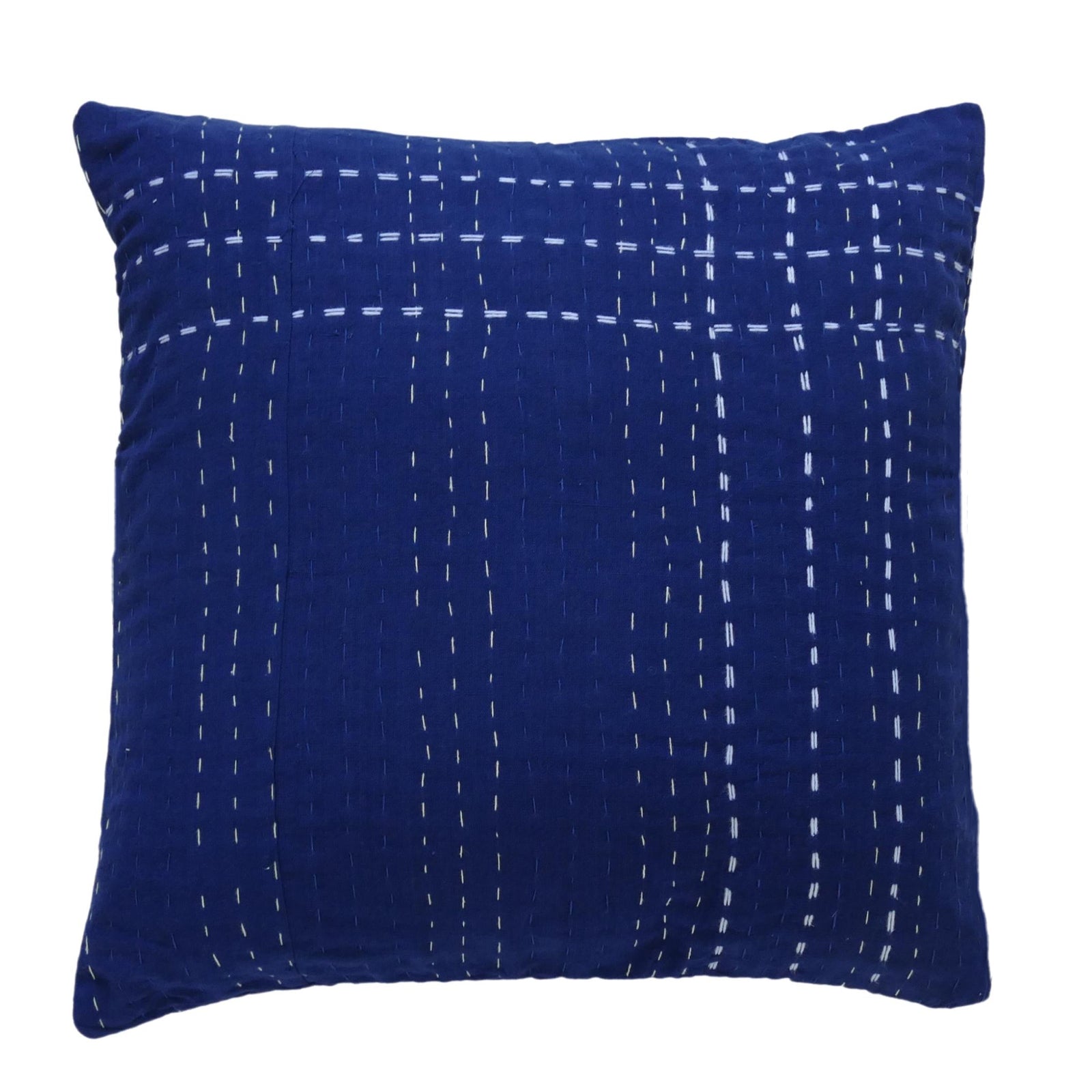 Indigo with White Stitching Cushion