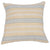 Blue and Tan Ticking Cushion