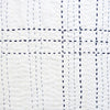 Ivory with Indigo stitch